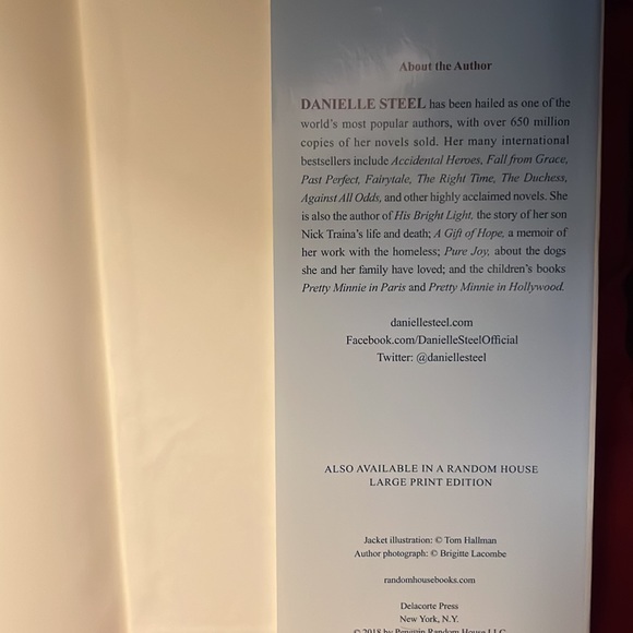 2018 Danielle Steel * THE CAST * first edition NWOT - Picture 5 of 6